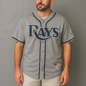 Tampa Bay Rays Evan Longoria Size 52 Grey #3 Majestic Authentic MLB‎ Jersey